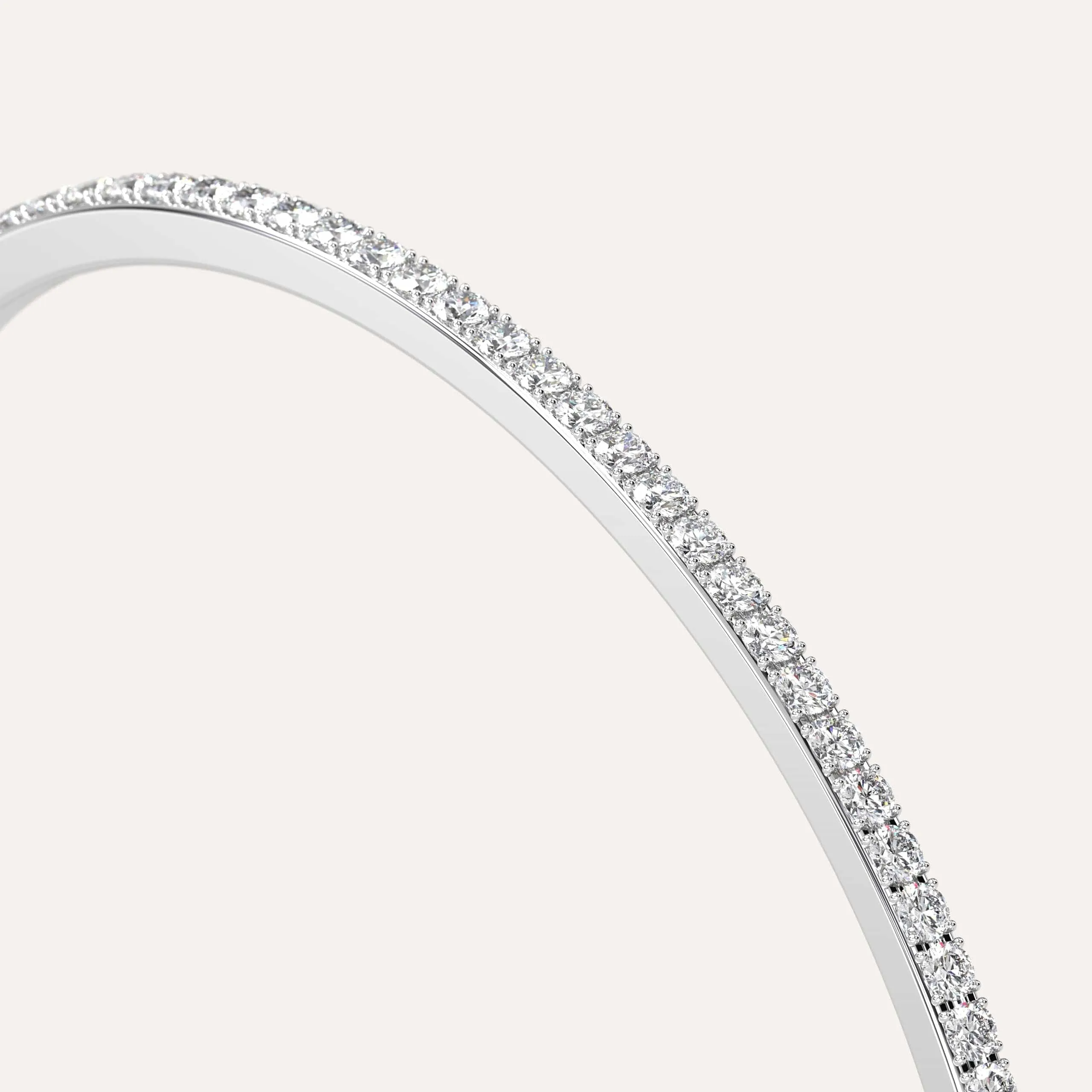 1 1/2 carat Pave, Bangle Diamond Bracelet