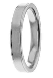 14k White Gold 4mm Wedding Band