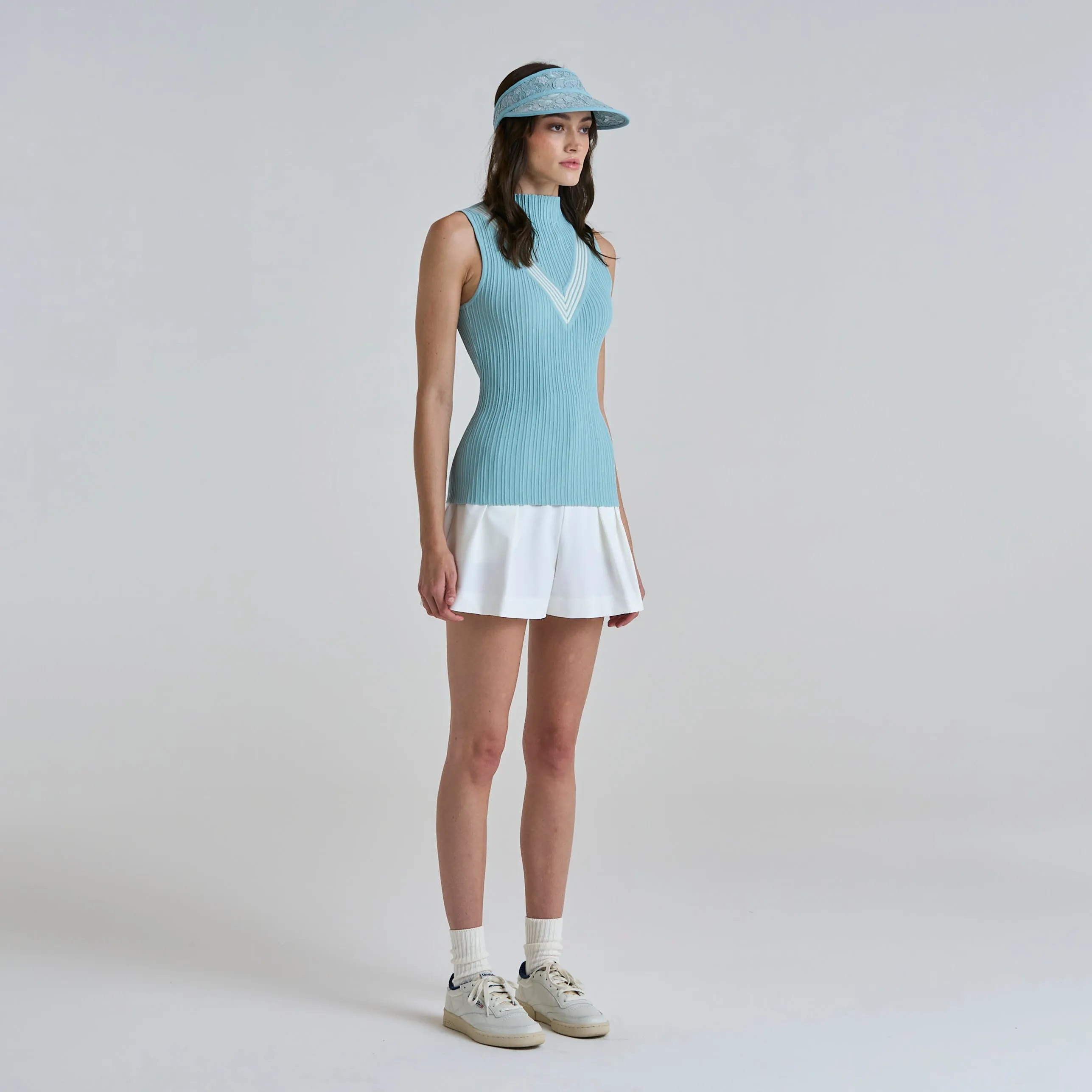 ACE SLEEVELESS MOCKNECK