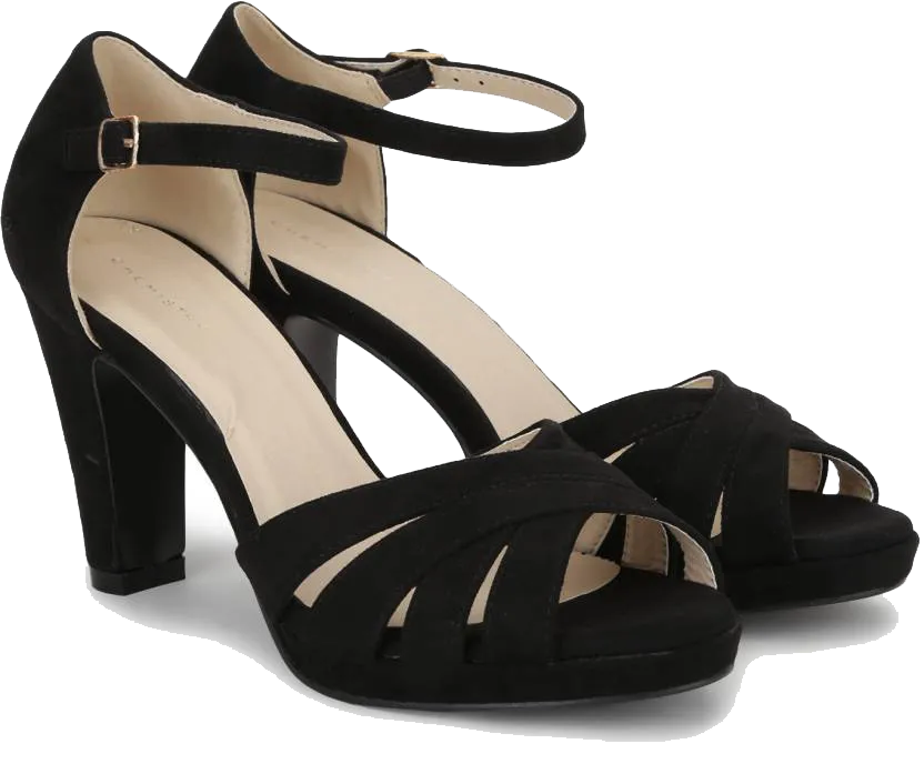 Anand Women Black Heels