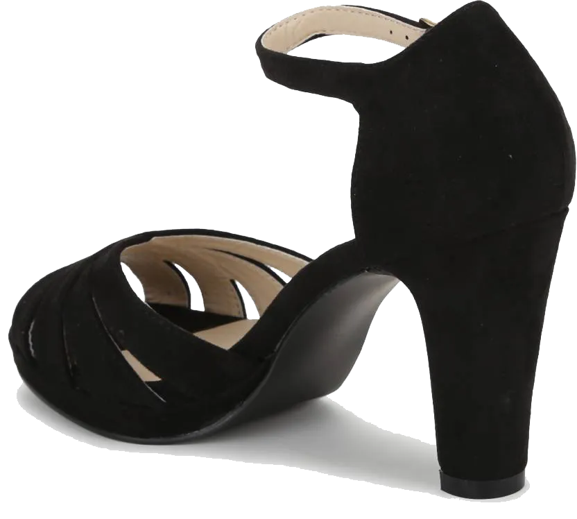 Anand Women Black Heels