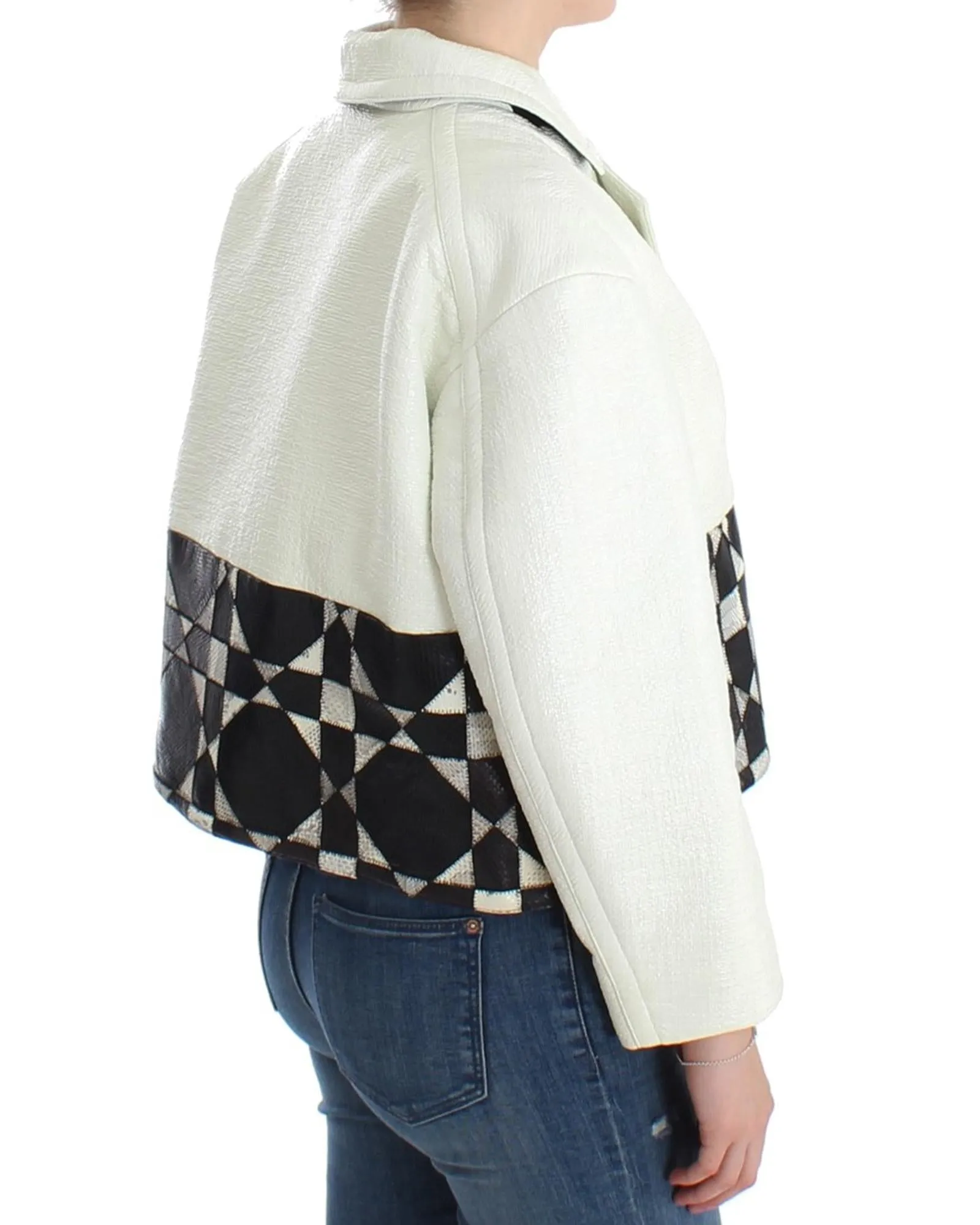 Andrea Pompilio Gorgeous Cropped Leather Jacket