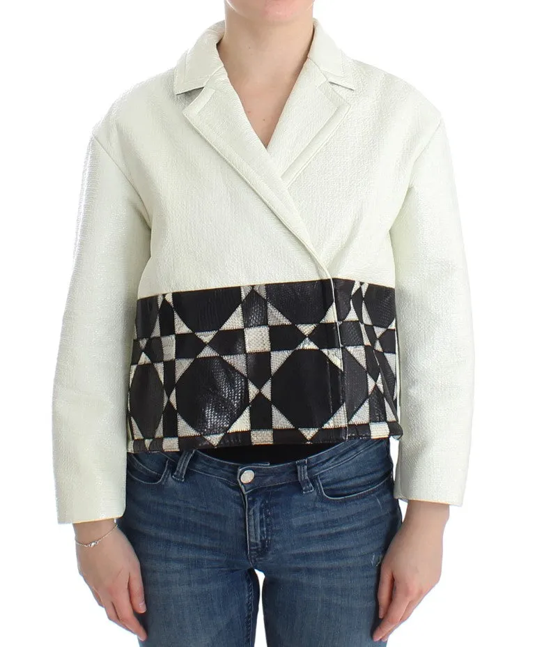 Andrea Pompilio Gorgeous Cropped Leather Jacket