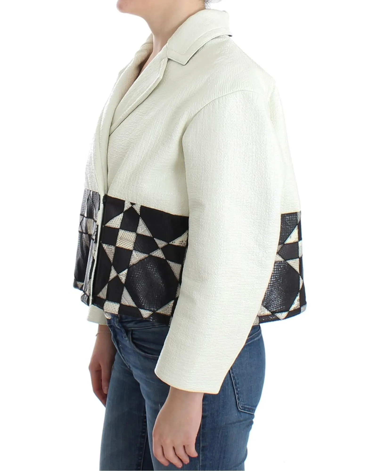 Andrea Pompilio Gorgeous Cropped Leather Jacket