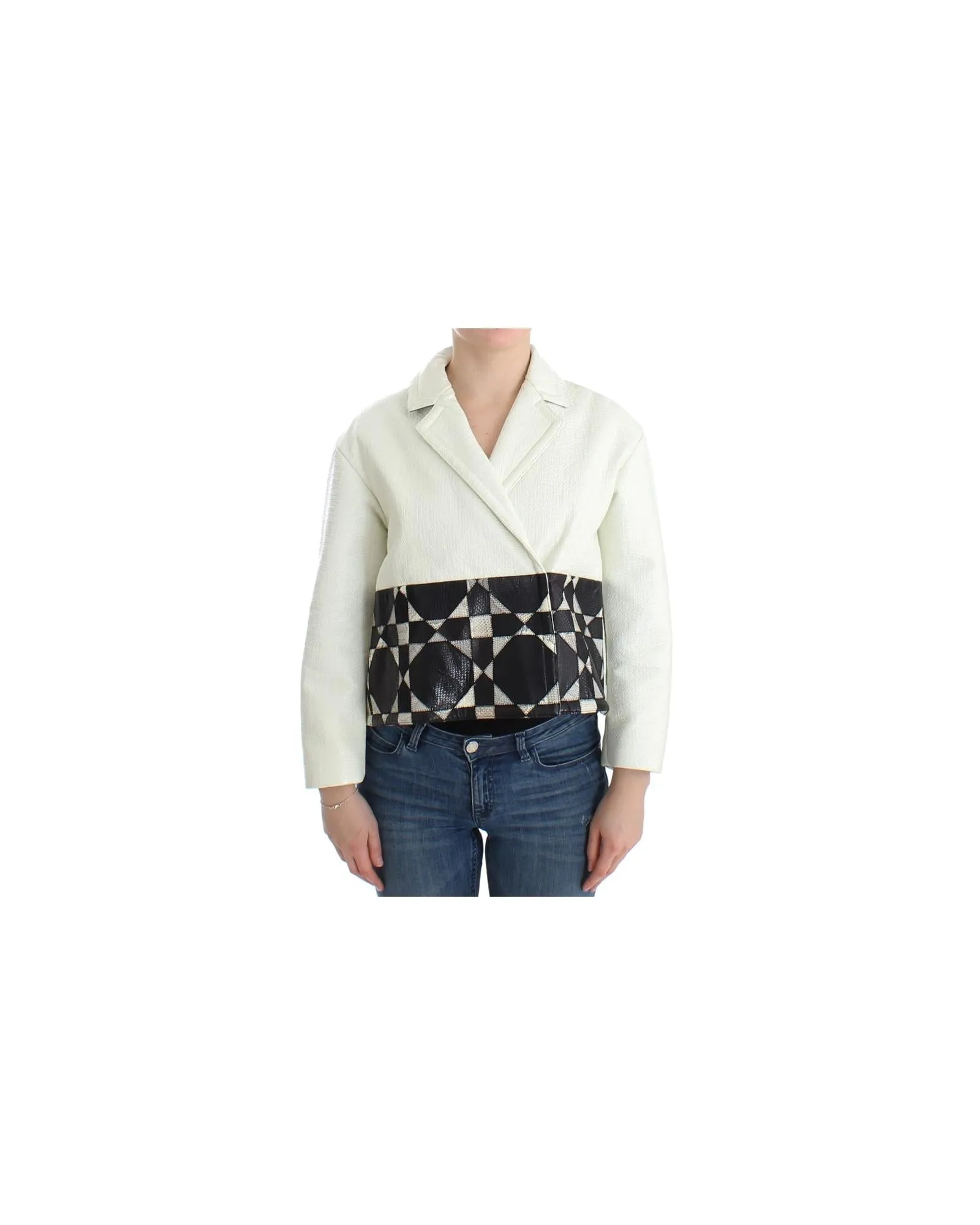 Andrea Pompilio Gorgeous Cropped Leather Jacket