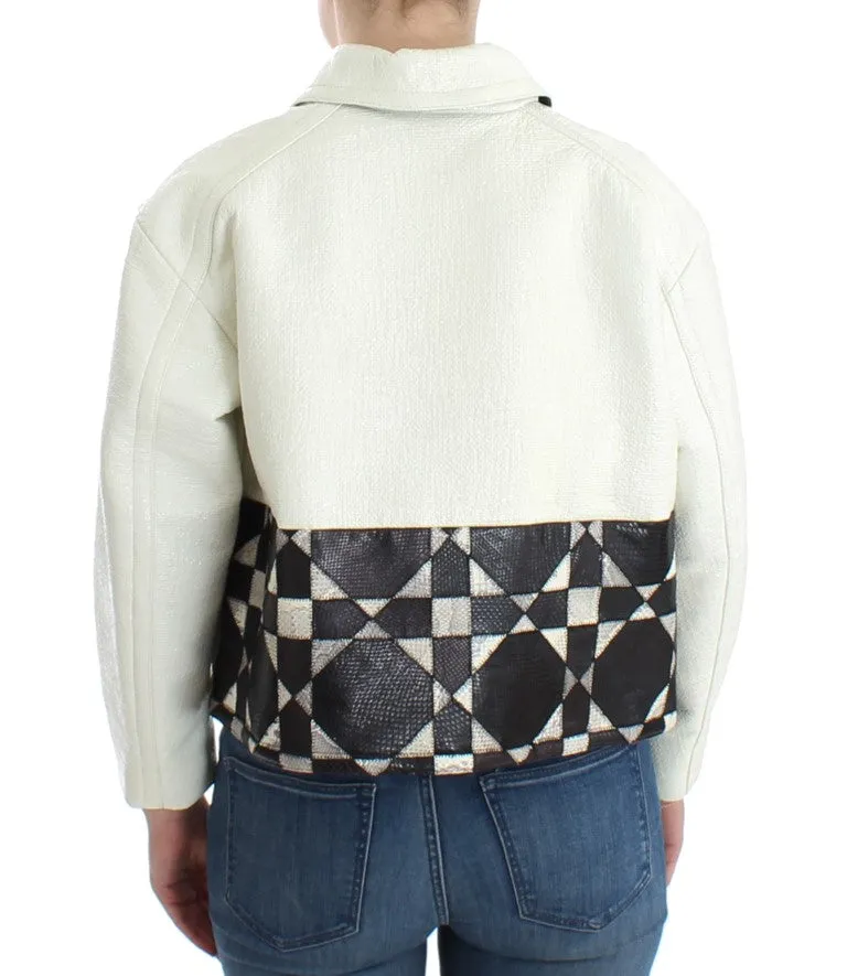 Andrea Pompilio Gorgeous Cropped Leather Jacket