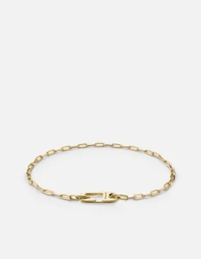 Annex Volt Link Bracelet, Gold Vermeil