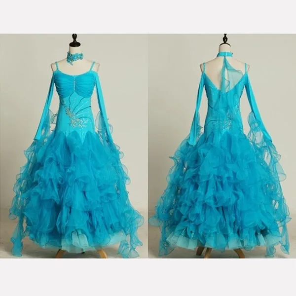 #B260 Ballroom Dress- Waltz- Modern- Foxtrot -Tango