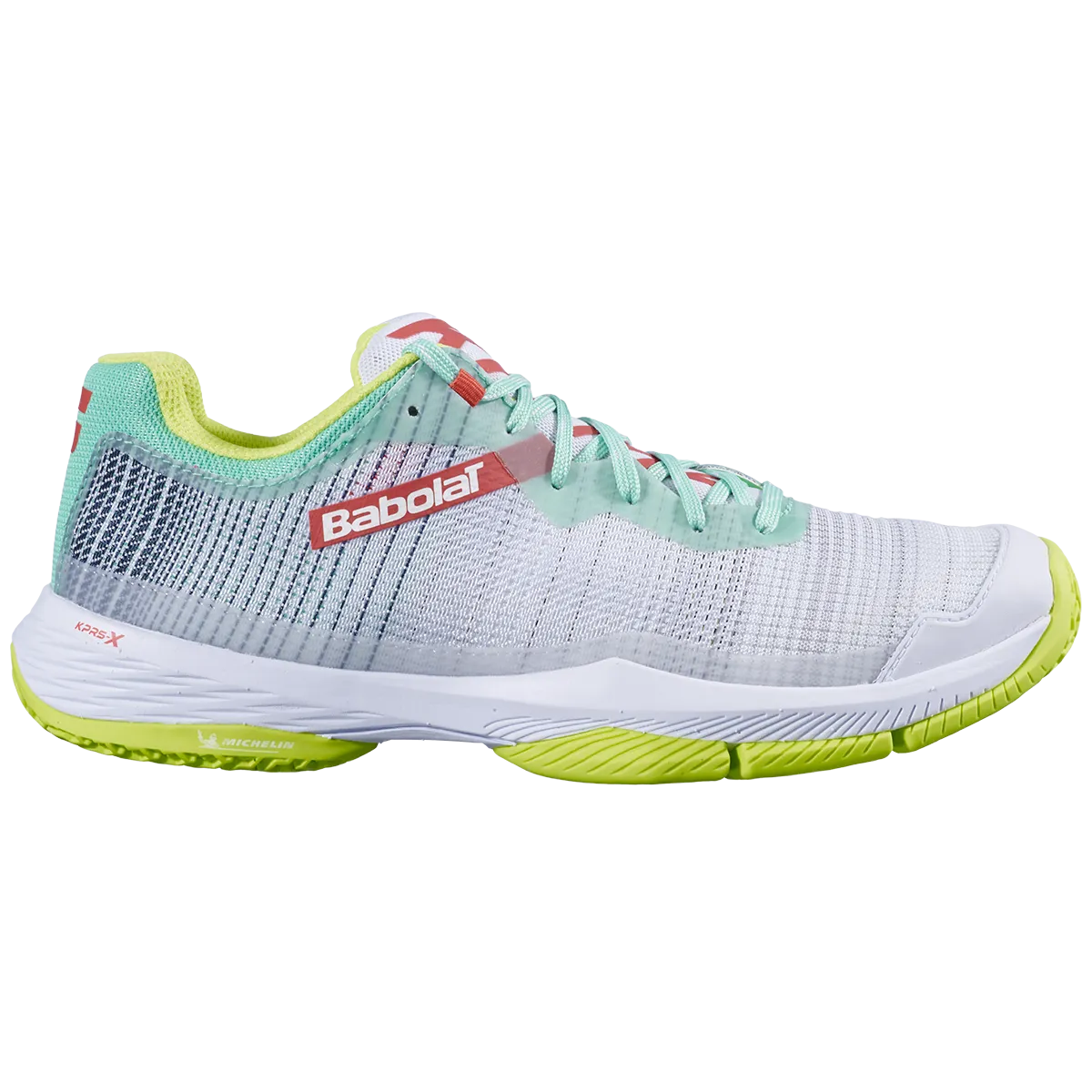 Babolat Women's Jet Ritma Padel Shoe Grey Spring Bouquet