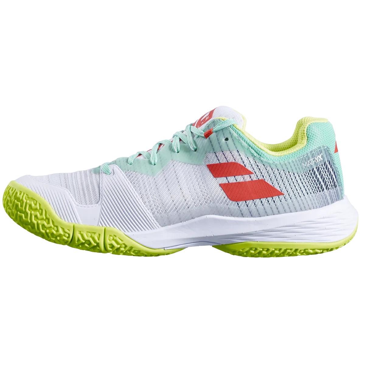 Babolat Women's Jet Ritma Padel Shoe Grey Spring Bouquet