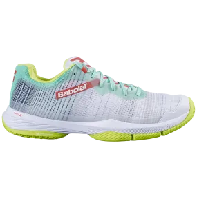 Babolat Women's Jet Ritma Padel Shoe Grey Spring Bouquet