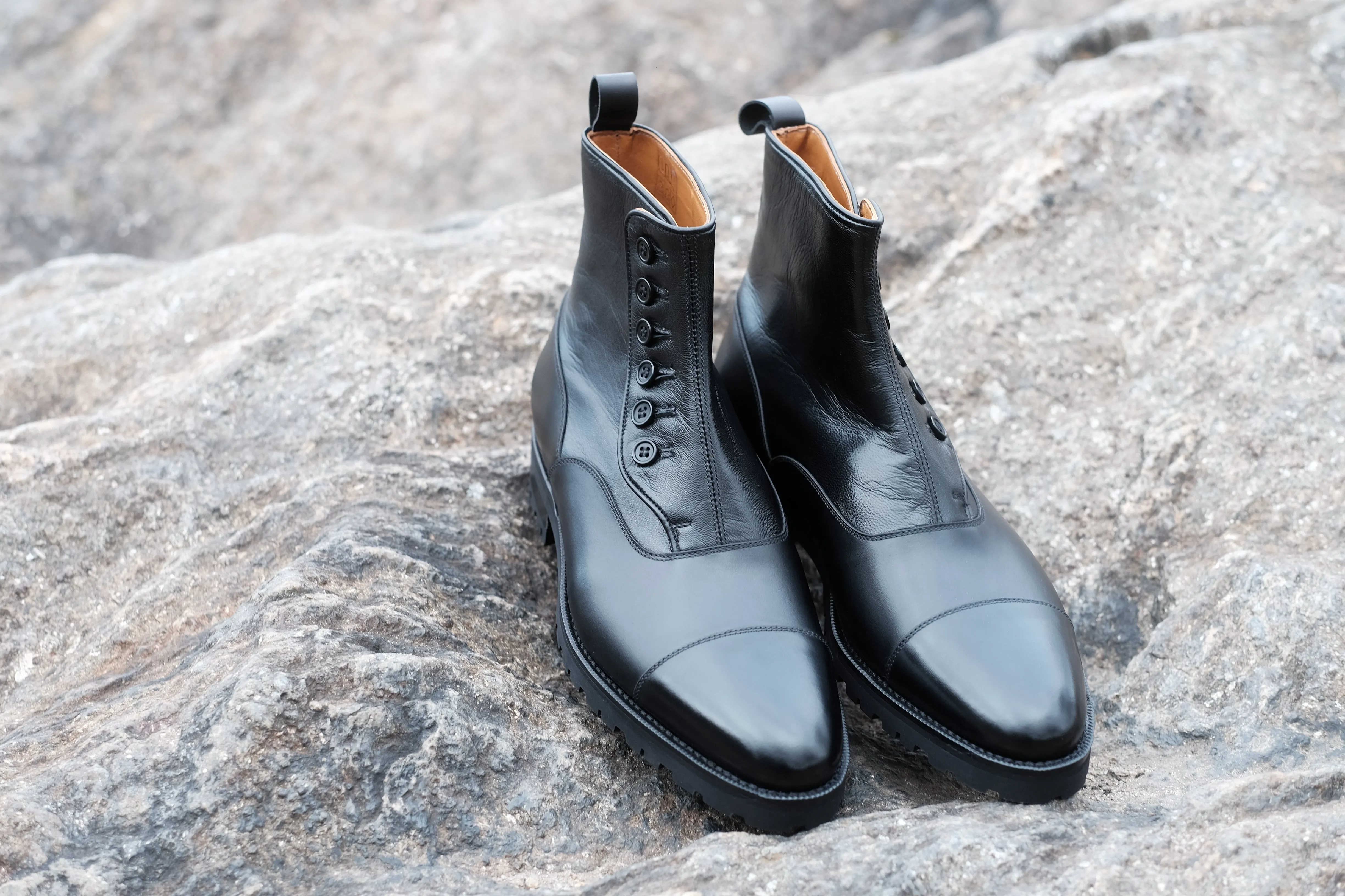 Bellevue - MTO - Black Calf / Black Soft Calf - TMG Last - Commando Sole