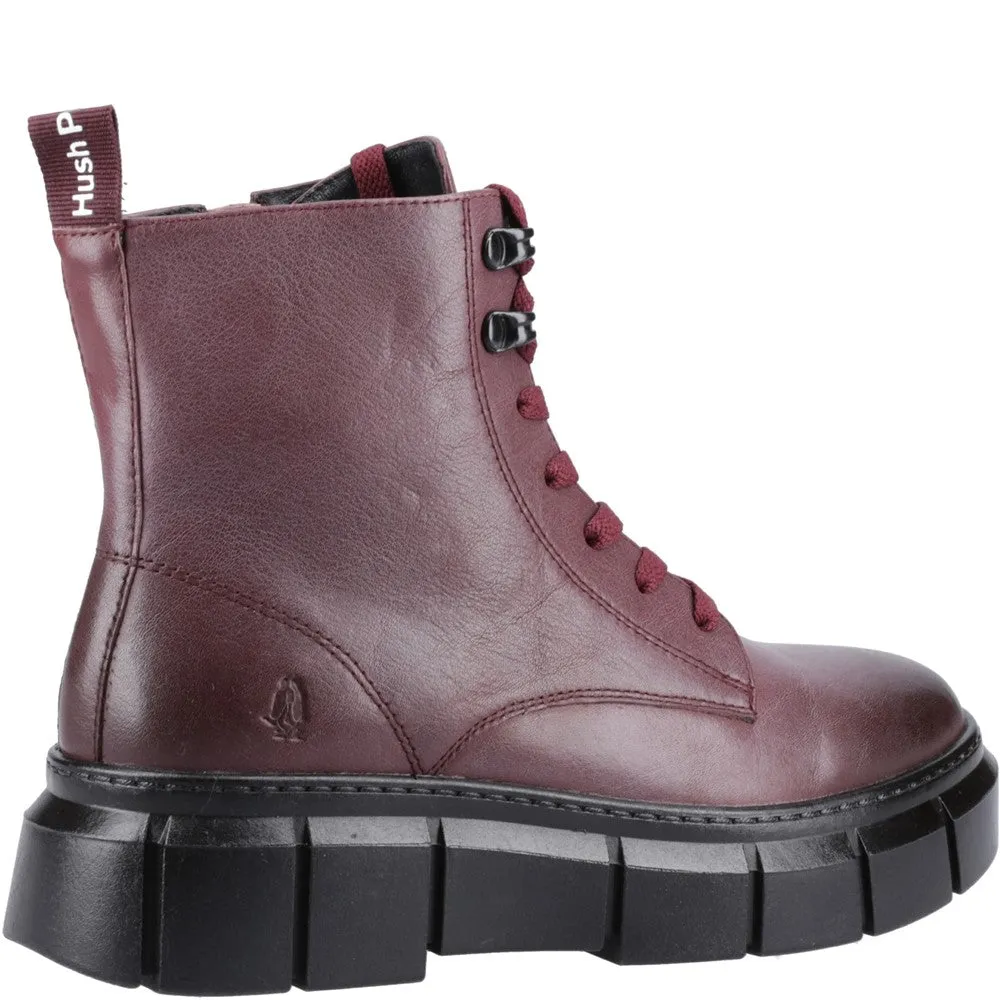 Bordeaux Fawn Ankle Boots