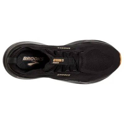 Brooks Glycerin Stealthfit 21 Black Cream Biscuit Women's