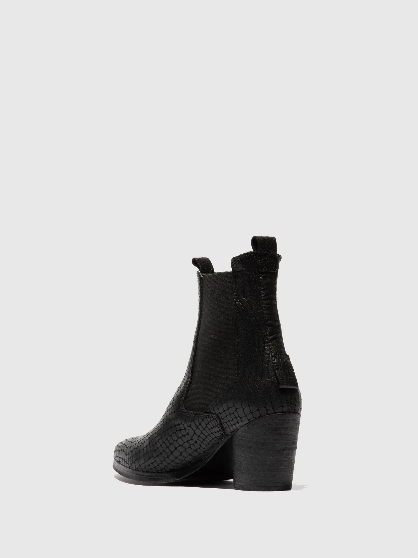 Chelsea Ankle Boots ADEN824FLY CROCO BLACK