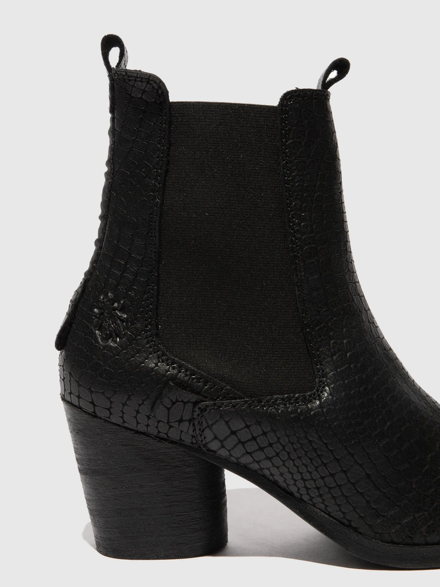 Chelsea Ankle Boots ADEN824FLY CROCO BLACK