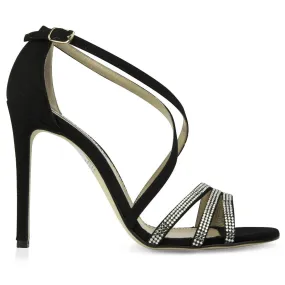 Cheryl High Heel Sandal- Black