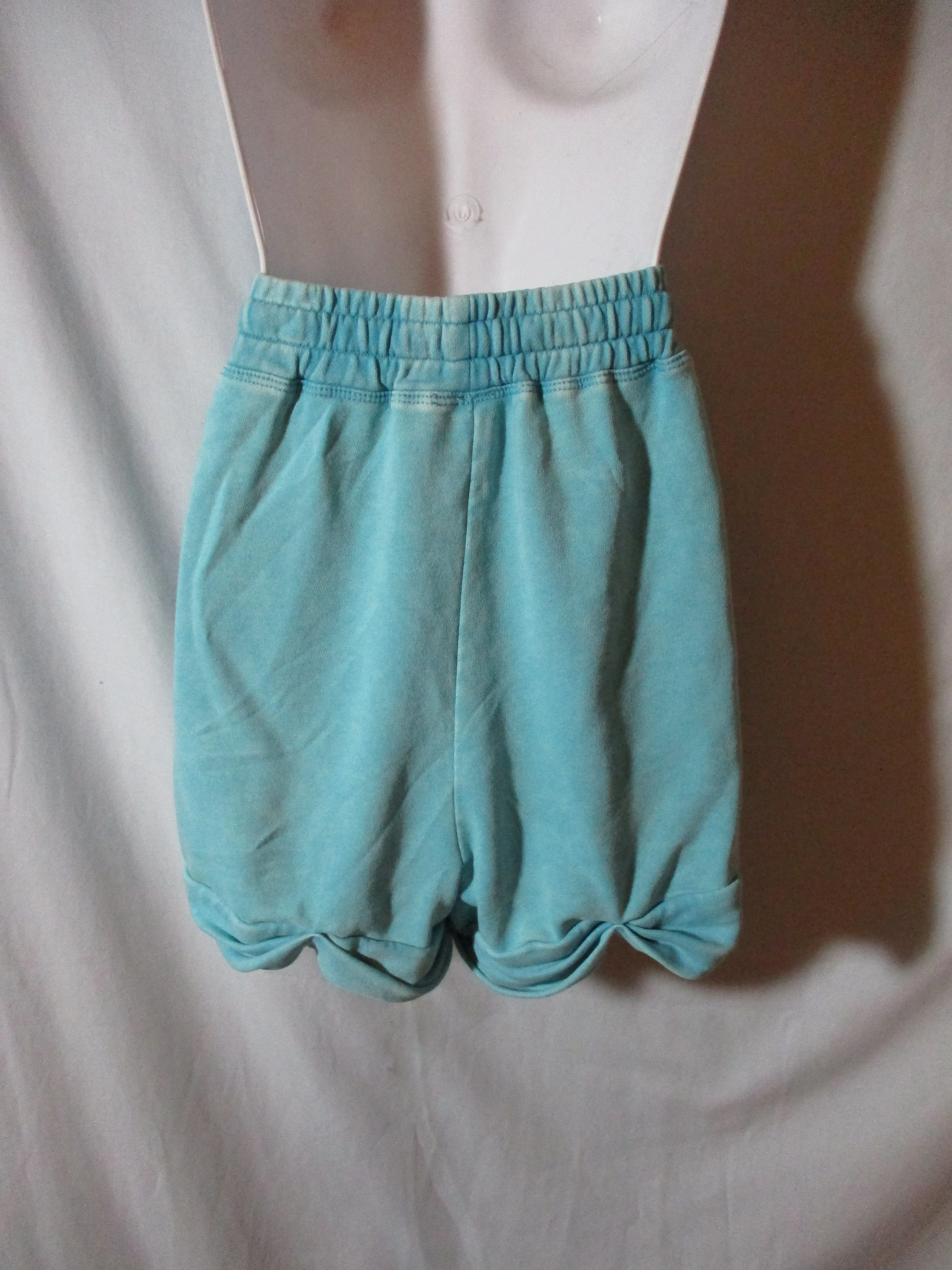 DAILY PRACTICE ANTHROPOLOGIE Sweat Workout Short M Turquoise BLUE