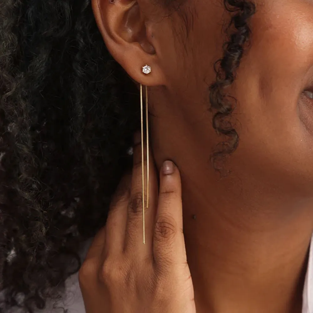 Dainty Threader Dangle Earrings