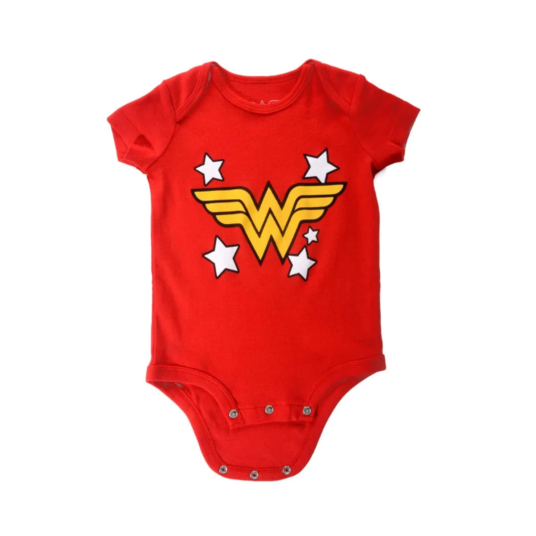 DC COMICS WONDER WOMAN LOGO INFANT ONESIE