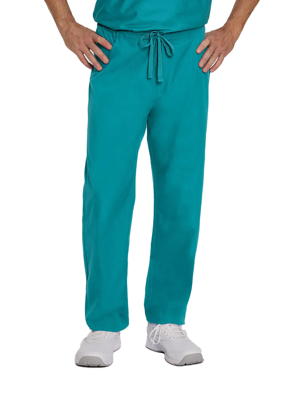 Essentials - Unisex Classic Fit Reversible Drawstring Scrub Pants [2]