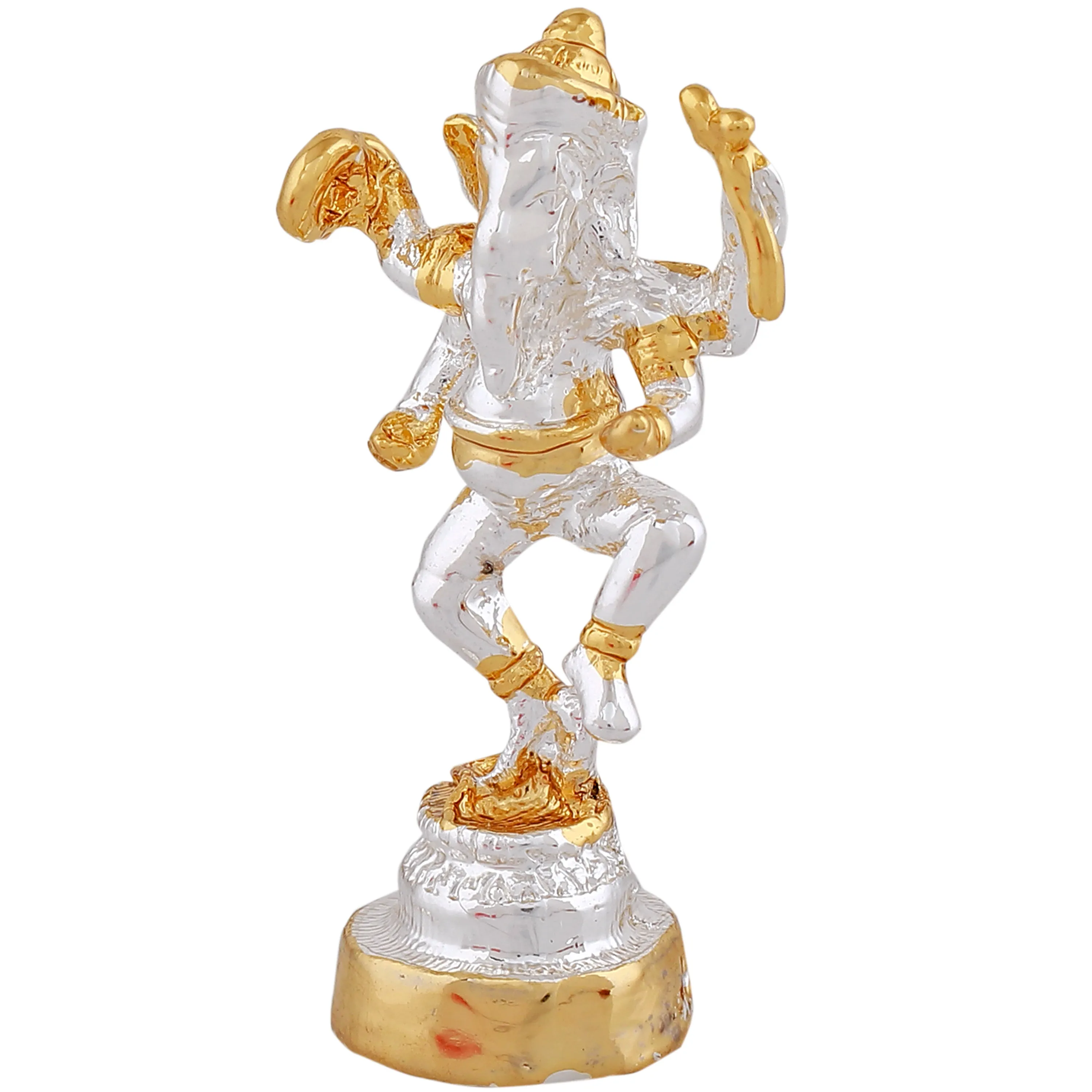 Estele Gold & Rhodium Plated Divine Ganesh Idol