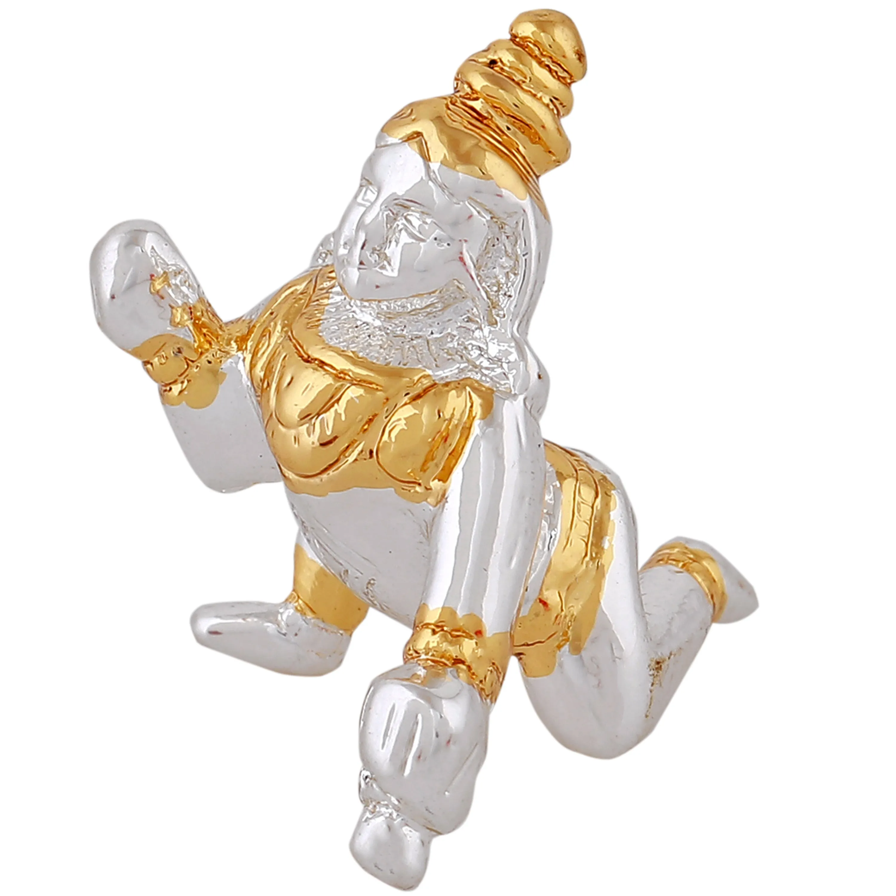 Estele Gold & Rhodium Plated Divine Lord Krishna Idol