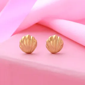 Estele Gold Plated Diamond Nakshatra Stud Earrings for women