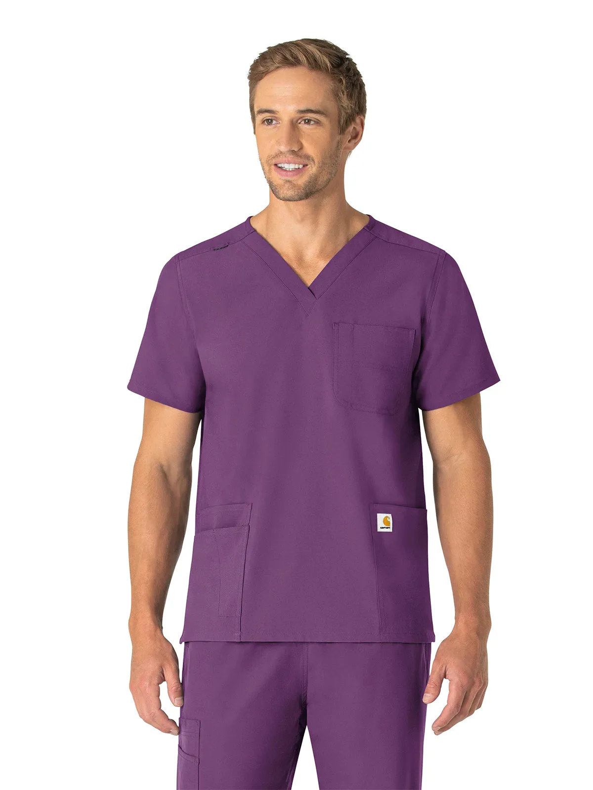 Force Essentials - Unisex V-Neck 6 Pocket Scrub Top