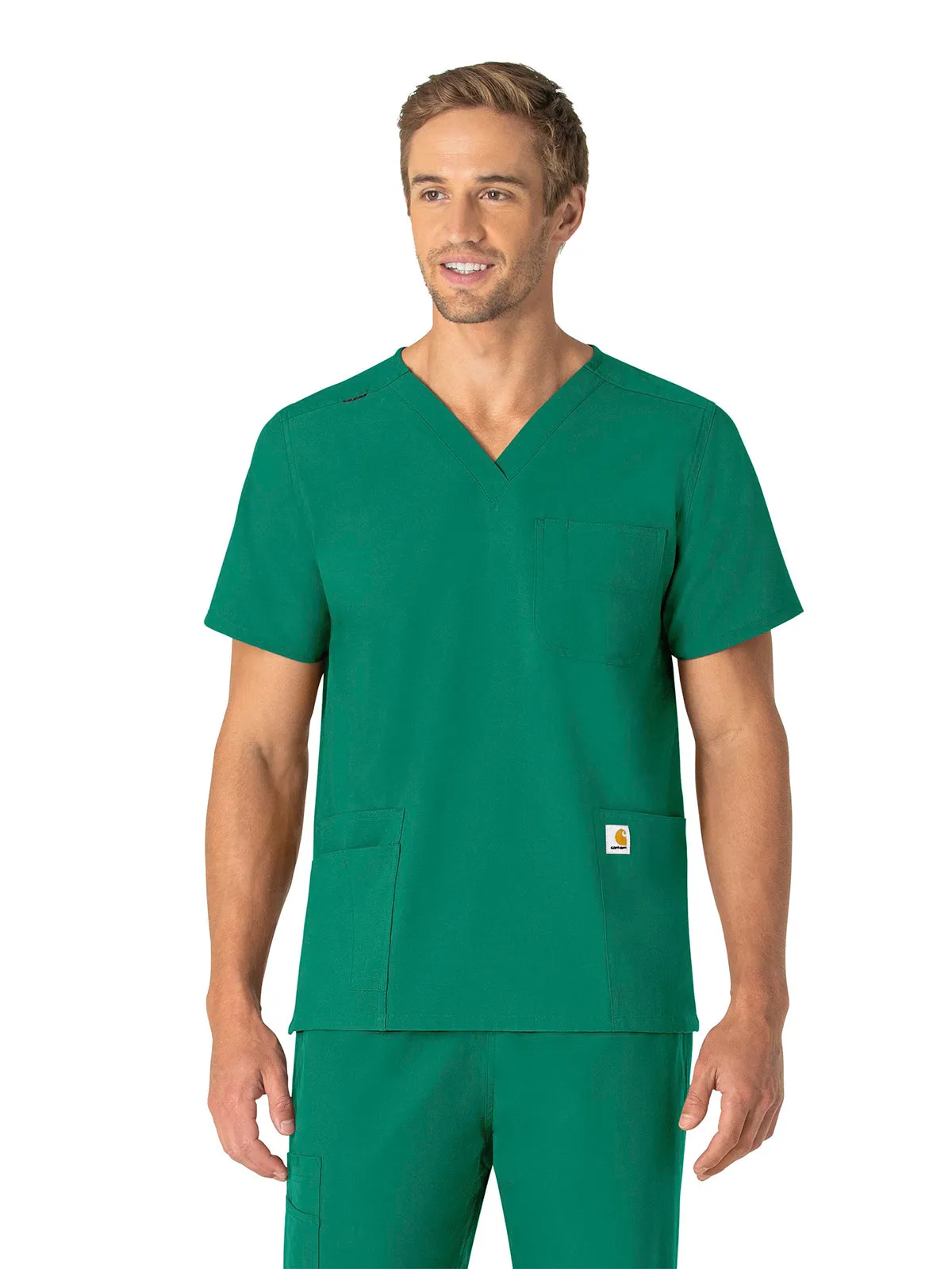 Force Essentials - Unisex V-Neck 6 Pocket Scrub Top