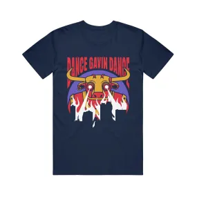 Gavinzilla Flames Navy Tee