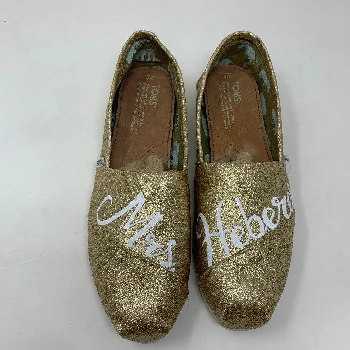 Gold Glitter Wedding Shoes