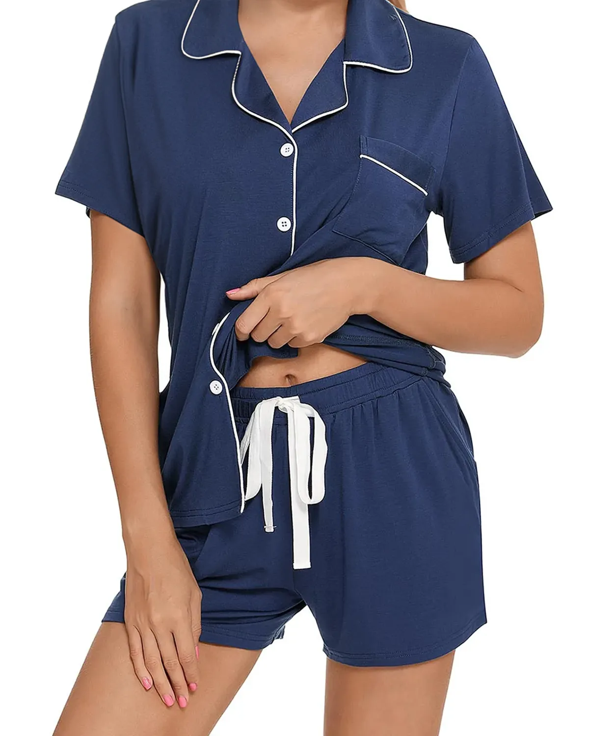 Modal T-shirt and Shorts Pyjamas for Women