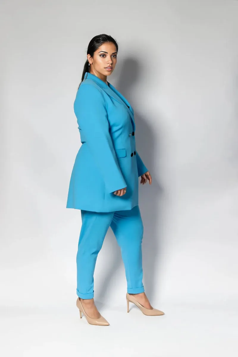 Sarah Blazer Scuba Blue