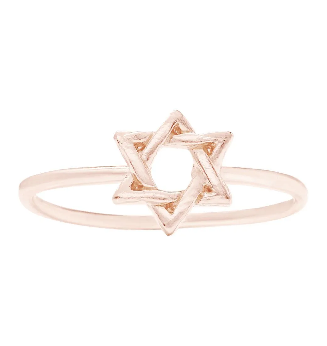 Star Of David Stacking Ring