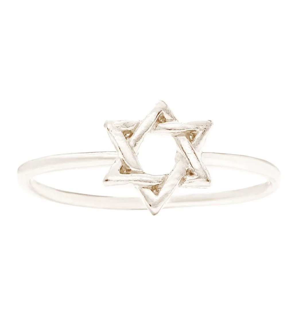 Star Of David Stacking Ring