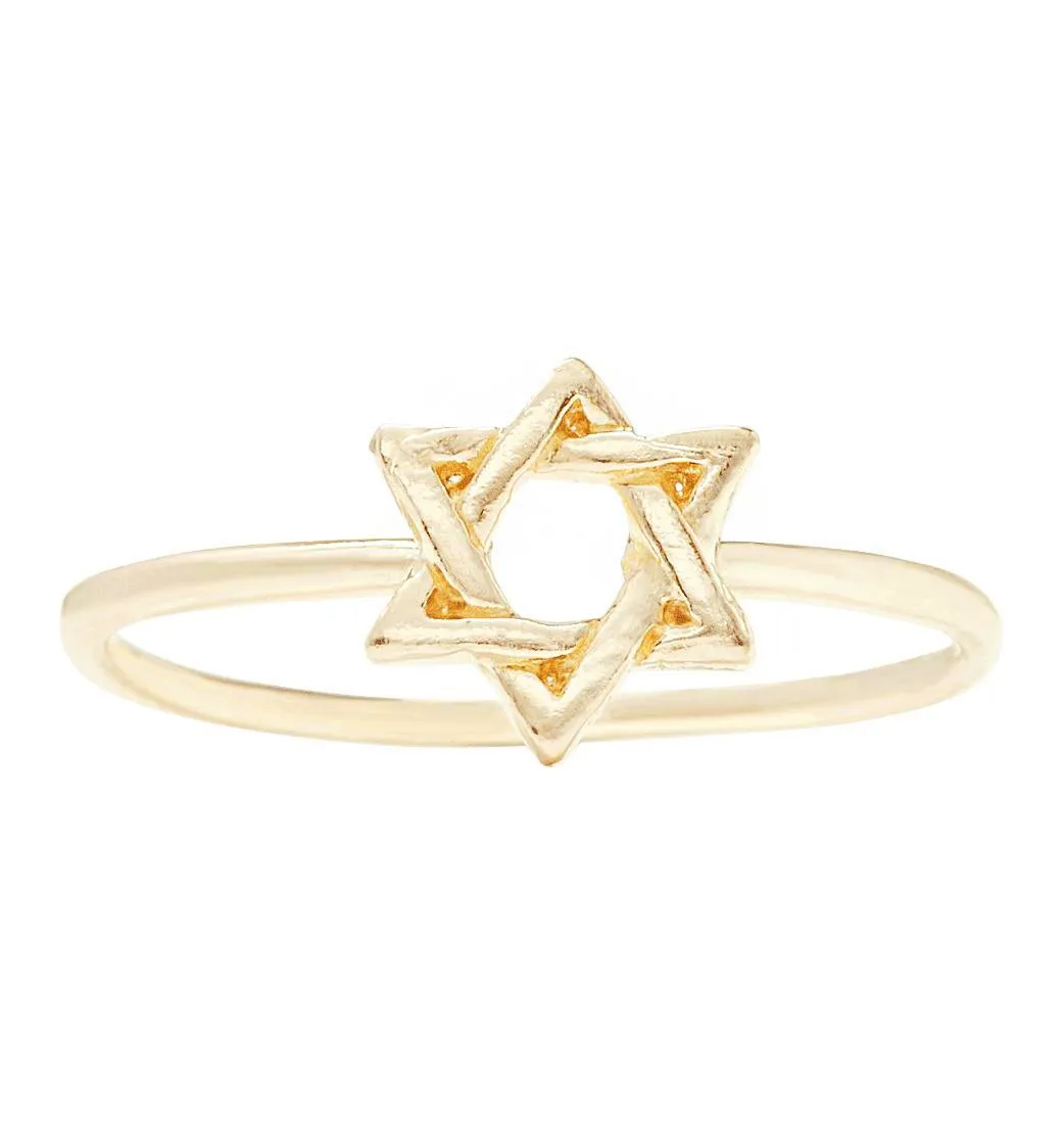 Star Of David Stacking Ring