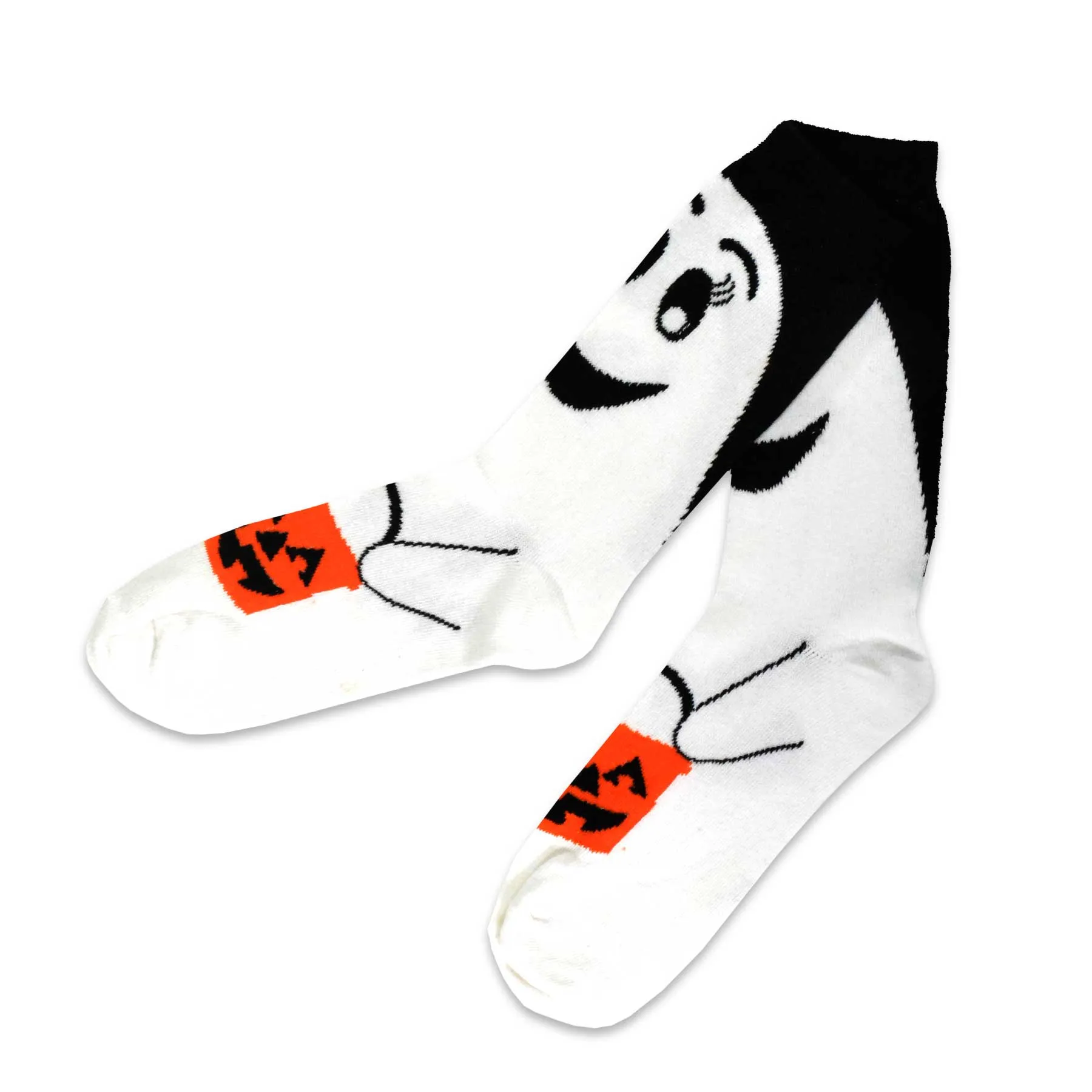 TeeHee Socks Women's Halloween Polyester Crew Ghost, Skeleton 3-Pack (10926)