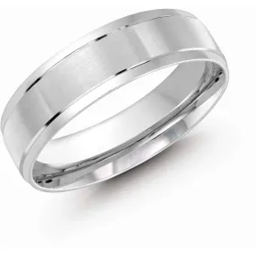 White Gold Wedding Band