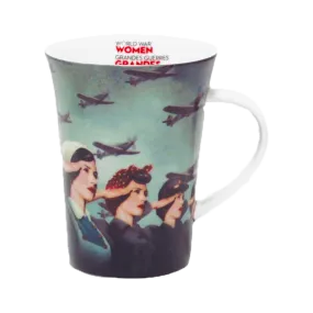 World War Women Porcelain Mug