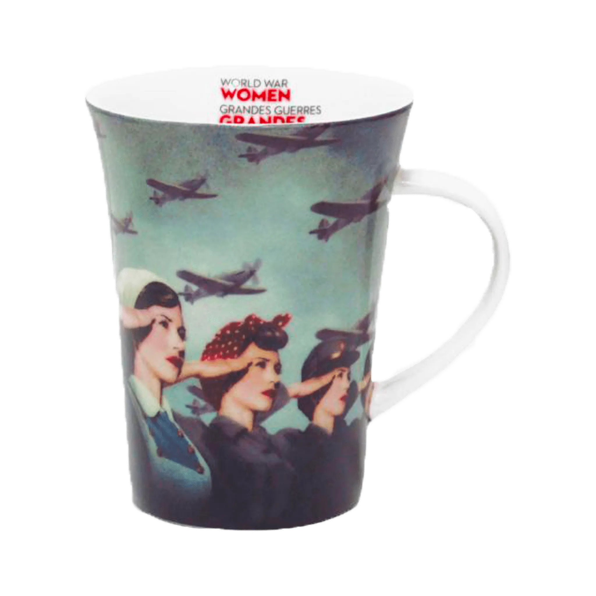 World War Women Porcelain Mug